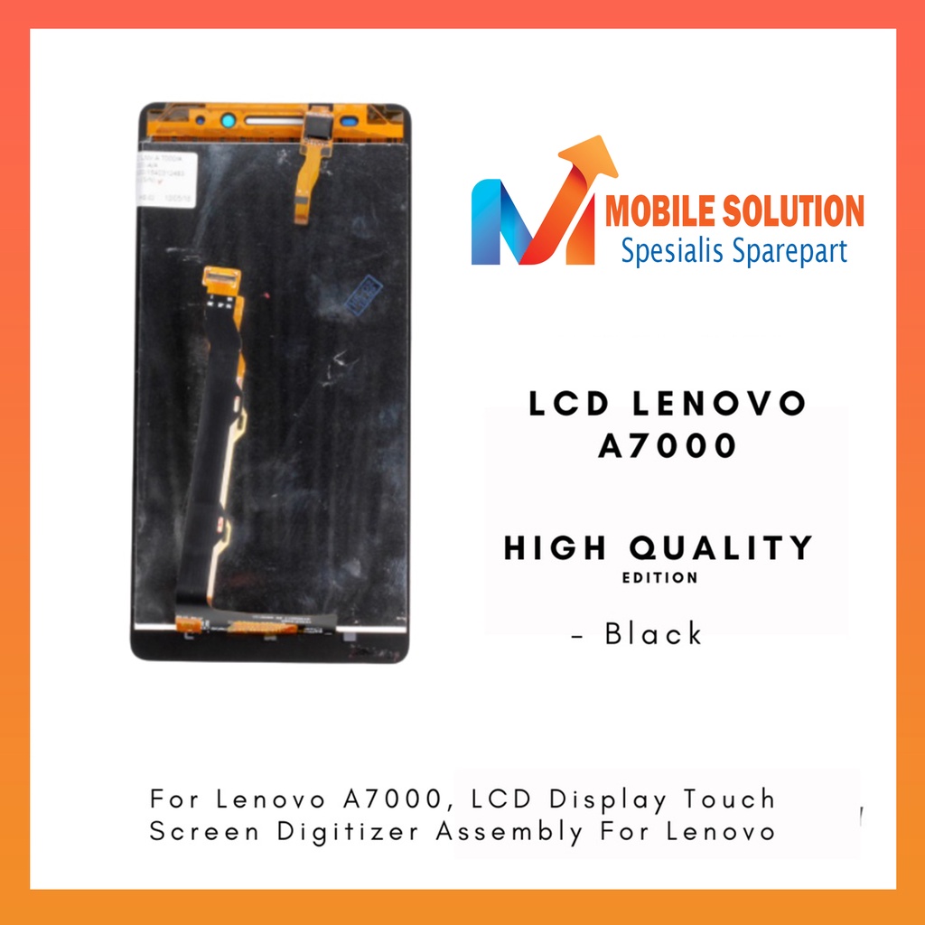 Grosir LCD Lenovo A7000 ORIGINAL 100% Fullset Touchscreen Garansi 1 Bulan + Packing / Bubbel