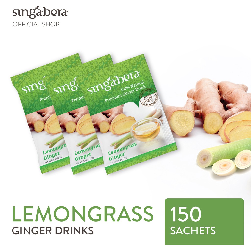 

Singabera Lemongrass Ginger Premix (Jahe Sereh) - 150 sachet