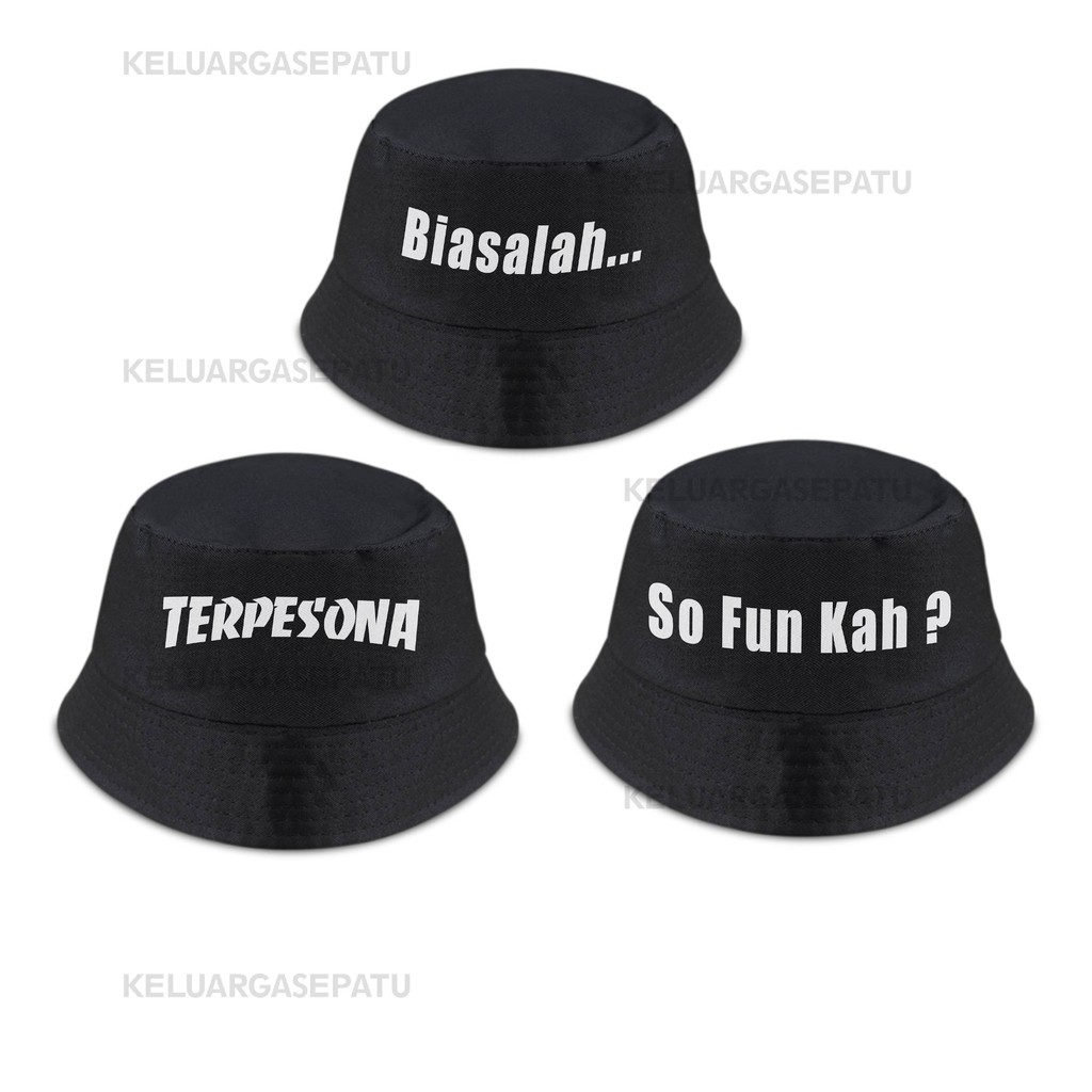 TOPI BUCKET PRIA TOPI BUCKET WANITA TOPI BUCKET TULISAN VIRAL TOPI BUCKET VIRAL TOPI BUCKET MURAH