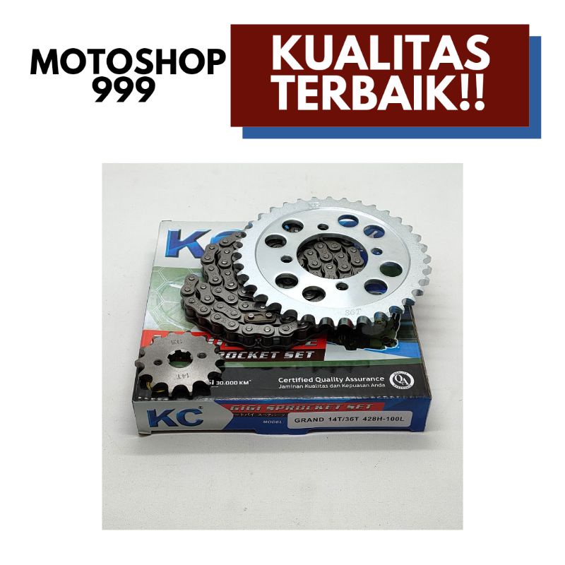 Chain kit / Gear paket / Gear set Grand KC