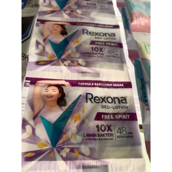 ecer rexona sachet woman / men