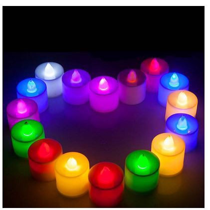 MoonLand 50 lilin led  Smokeless Candle LED Battery Powered Event Flameless Candlelight Diameter