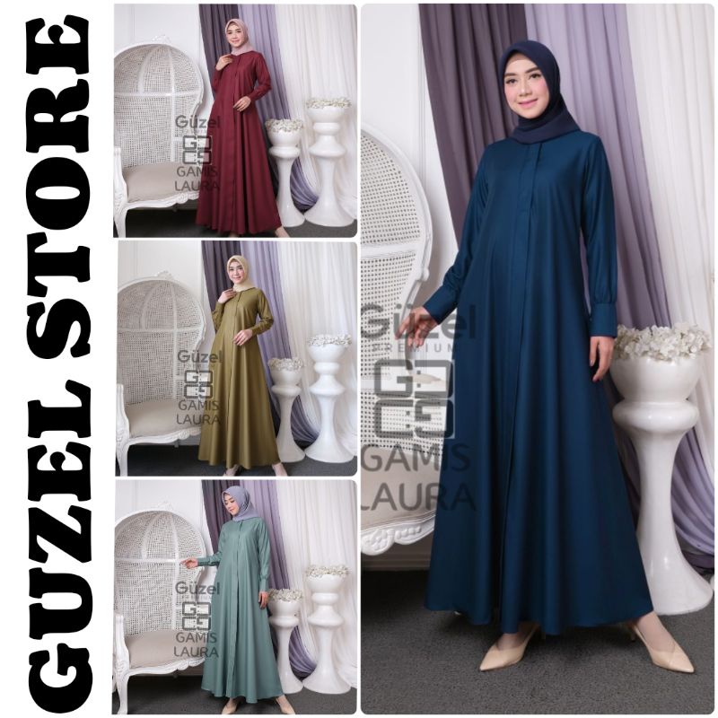 Gamis Guzel Premium Original /Gamis Katun Polos / Gamis Toyobo / Gamis Remaja / Gamis Dewasa / Gamis