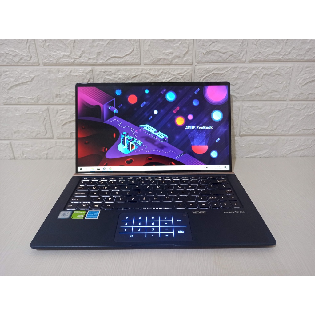 Asus Zenbook UX333FN Core i5-8265U SSD 512GB VGA Nvidia MX150 Laptop Second Bekas Gaming Garansi gen