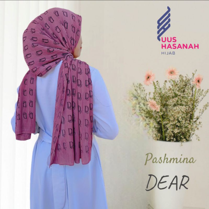 [PASMINA PLISKET DEAR]••pasmina motif dear••pasmina plisket ceruty dewasa