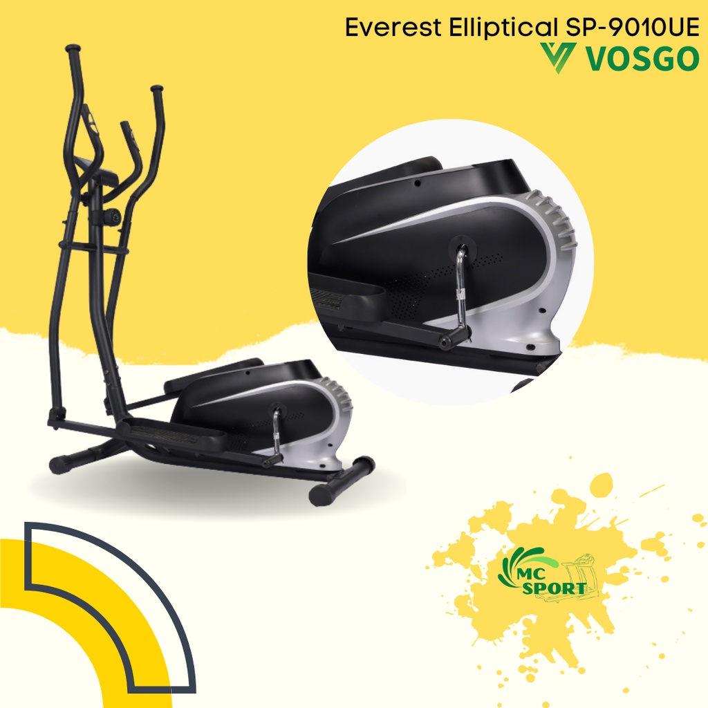 Vosgo SP-9010UE Elliptical Crosstrainer Magnetic - Alat Fitness Rumahan Terbaik