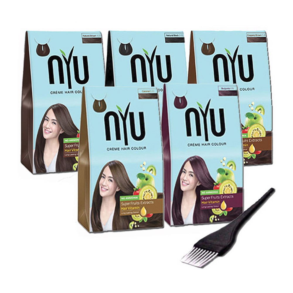 Jual Nyu Creme Hair Color Cat Rambut Warna Shopee Indonesia