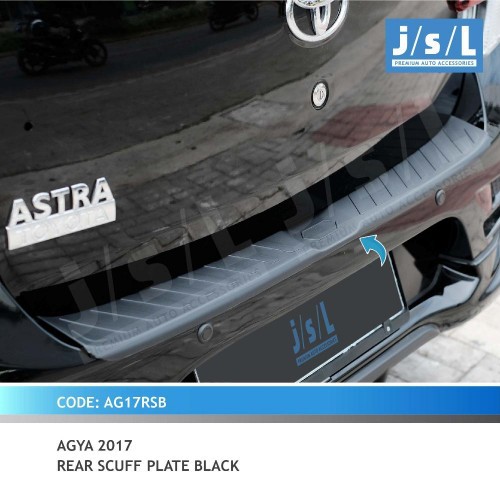 SillPlate belakang New AGYA 2017 Black