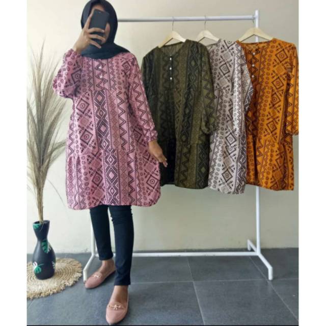 TUNIK TRIBAL / TUNIK ETNIK / TUNIK ETNIK MURAH / TUNIK TRINAL MURAH / TUNIK RAYON /TUNIK RAYON MURAH
