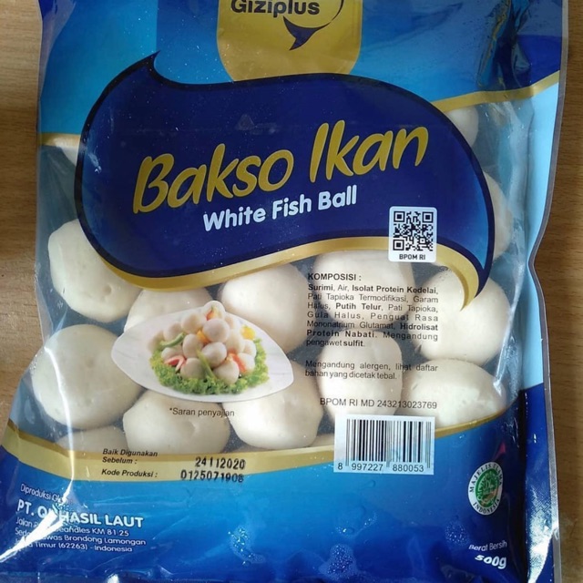 

Gizi Plus Bakso Ikan 500gr