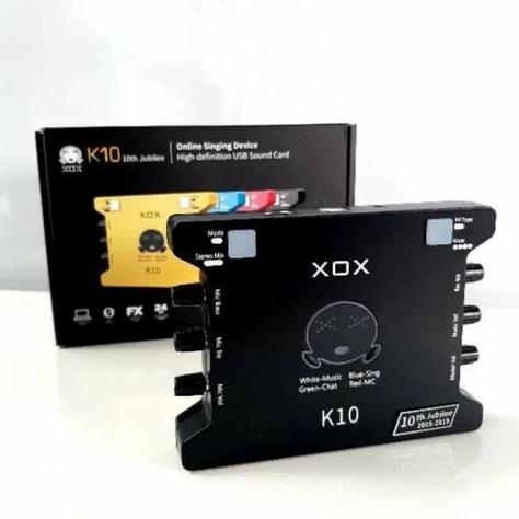 SOUNDCARD XOX KS108 SMULE , BIGO & KARAOKE ONLINE - K10