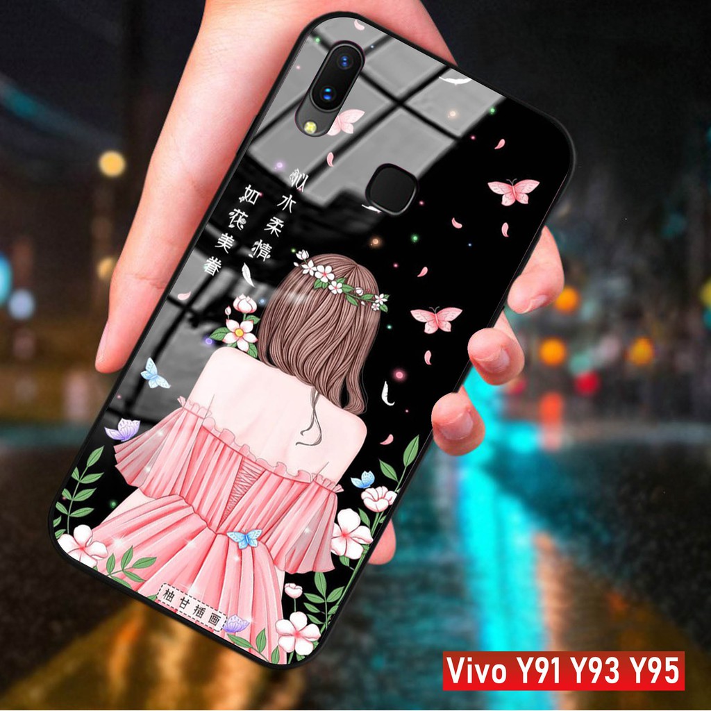 [H04] SoftCase Kaca VIVO Y91 Y93 Y95, SOFTCASE GLESS VIVO Y91 Y93 Y95,CASE HP VIVO Y91 Y93 Y95,CASE 