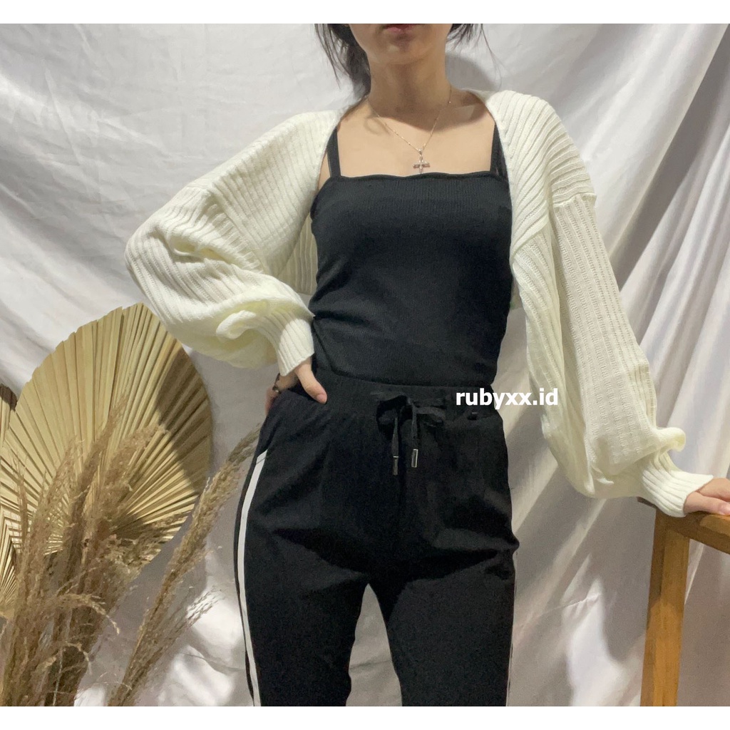 Cardigan - Kardigan Wanita - Outer Wanita - Cardigan Rajut - Atasan Wanita - Atasan Wanita Lengan Panjang - Cardigan Crop - Liam Balero-4