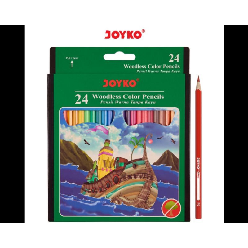 

Pensil Warna Joyko 24 Warna