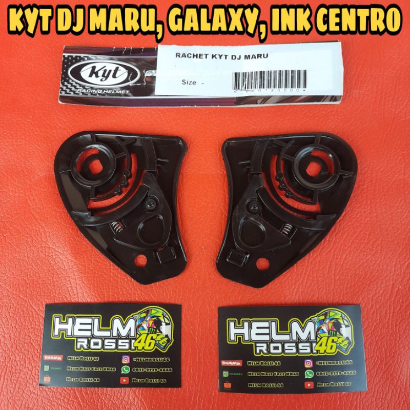 RACHET HELM KYT DJ MARU GALAXY SLIDE CENTRO JET ORIGINAL BARU