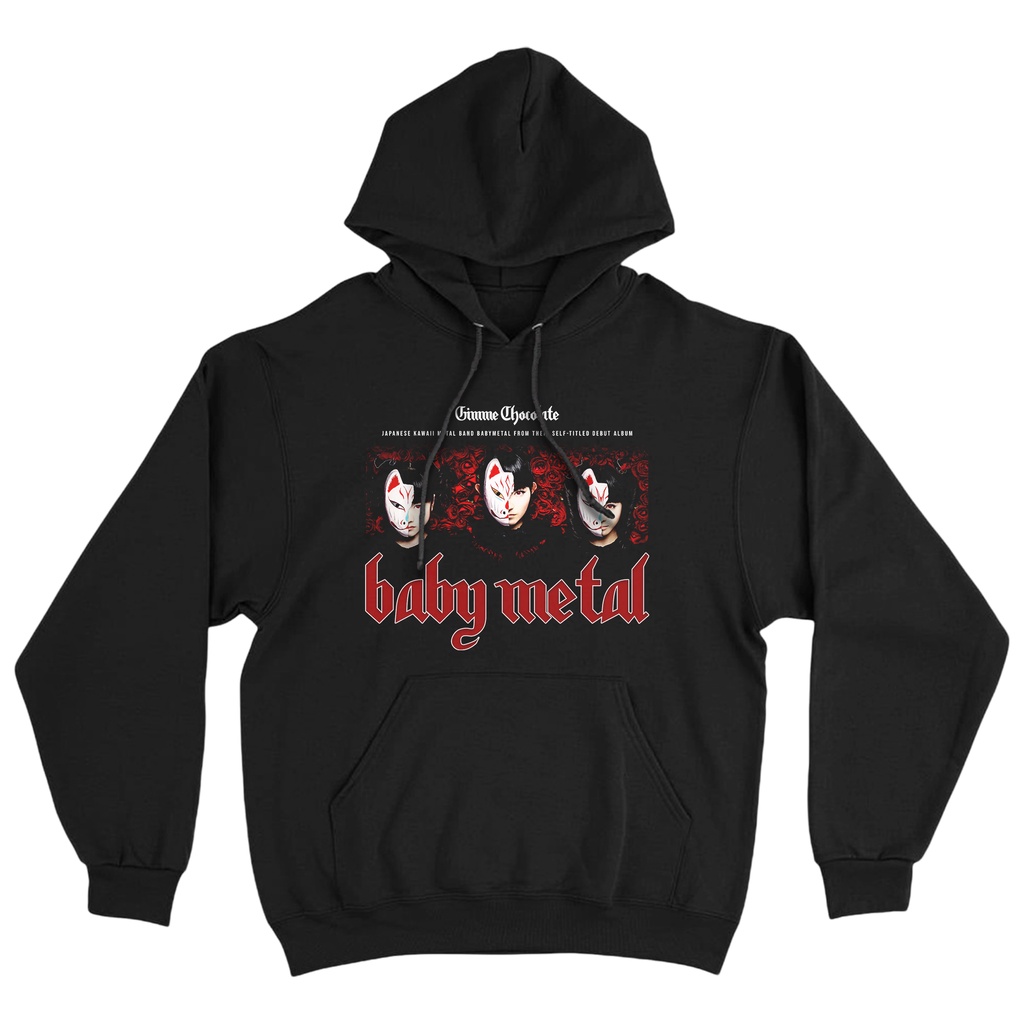 JAKET HOODIE BAND BABY METAL / JAKET BABY METAL / HOODIE BABY METAL / HOODIE HITAM / JAKET HITAM