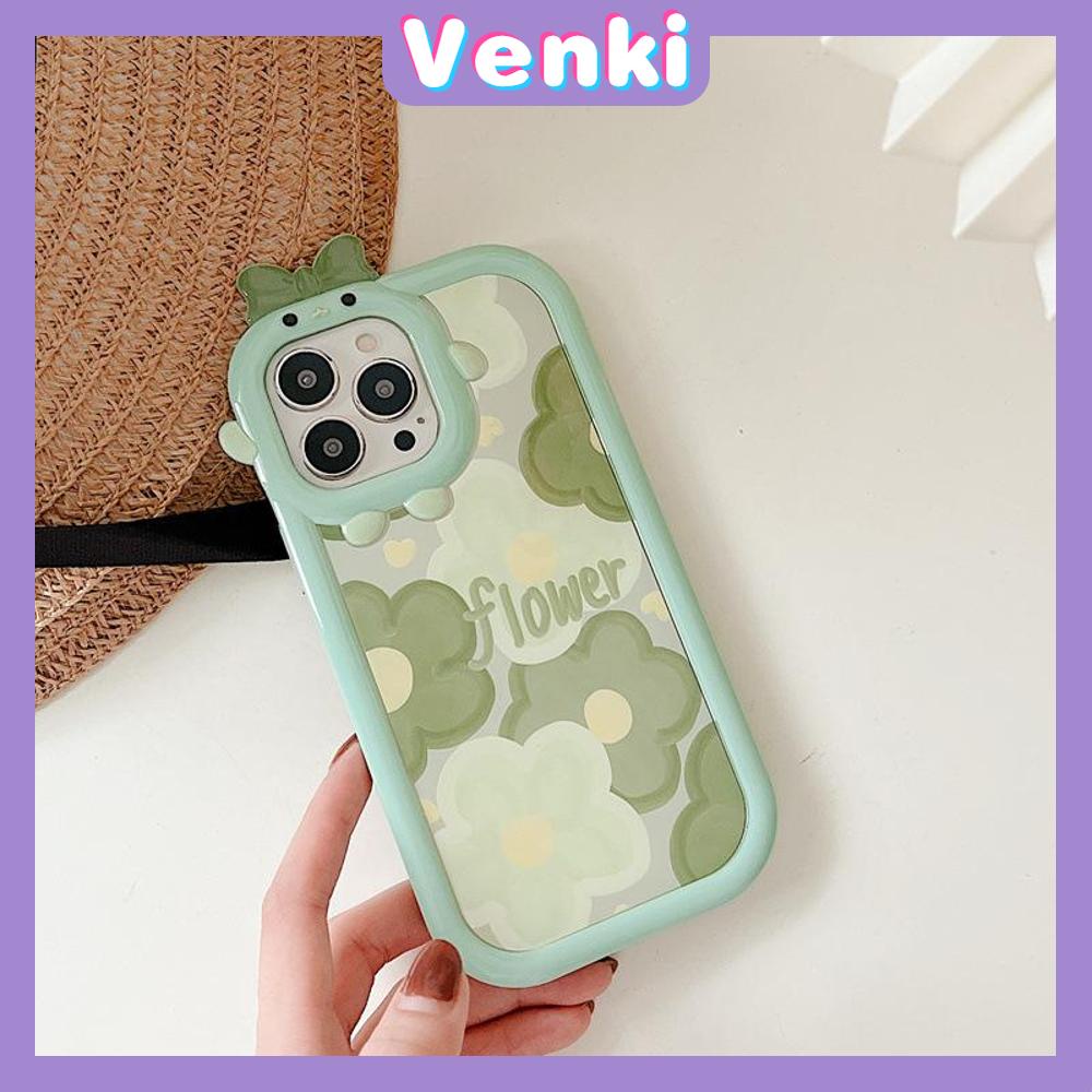 iPhone Case Silicone Soft Case Clear Case Airbag Shockproof Protection Camera Glossy Feel Oil Painting Flower Compatible For iPhone 11 Pro Max 13 Pro Max 12 Pro Max 7Plus xr XS Max