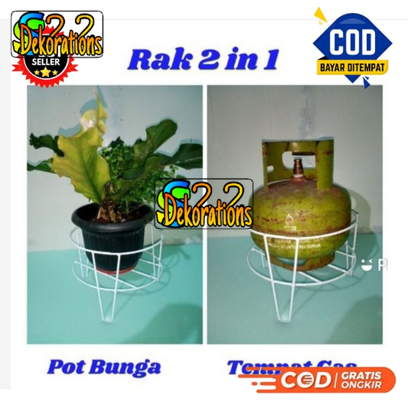 Rak dudukan pot/Rak dudukan gas/ Rak murah