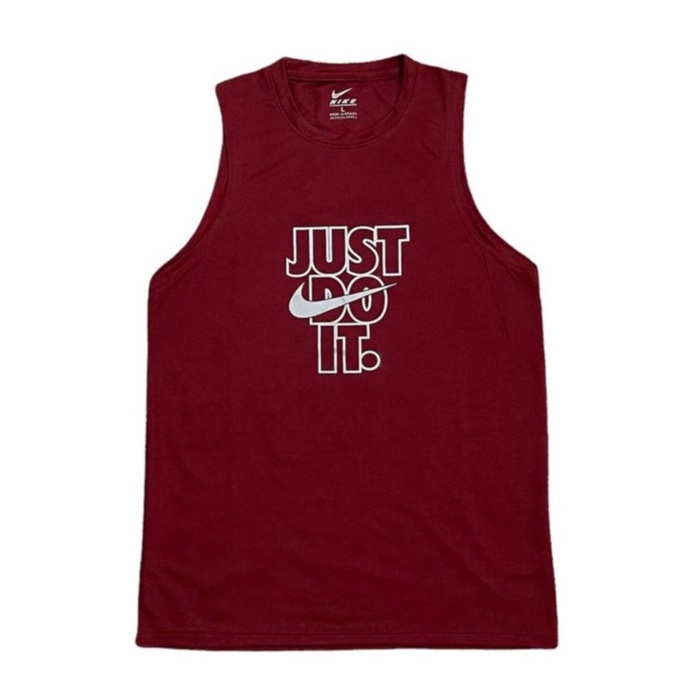 Singlet Training Bahan *Corak*-N1ke maron