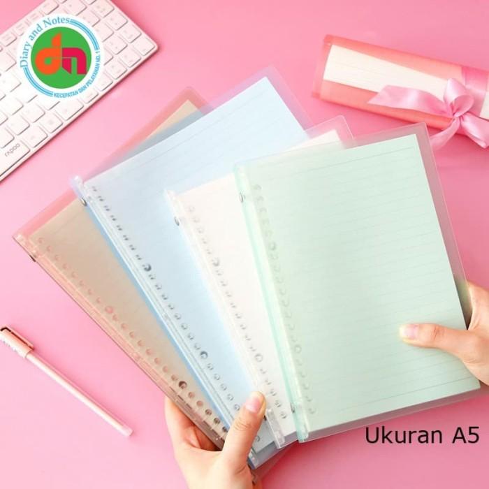 

Gia | Binder Claire Plain Color Slim File Binder A5 20 Ring Bagus