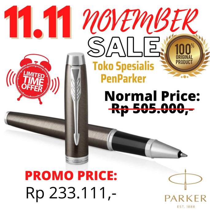 

Parker Parker IM DARK ESPRESSO Chrome Trim Rollerball - Original