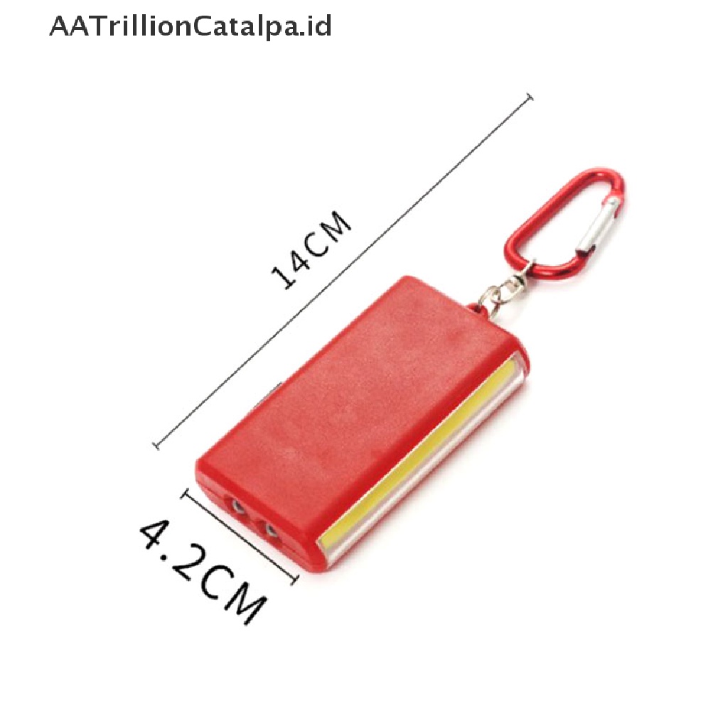 Aatrillioncatalpa Senter LED COB Portable Dengan Gantungan Kunci Untuk Campingdarurat