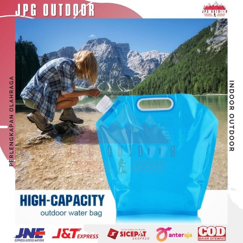 Kantung Air Jerigen Lipat Portable Water Tank 5 10 Liter