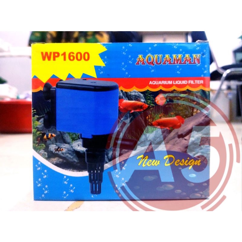 Pompa kolam aquarium kecil AQUAMAN WP 1600