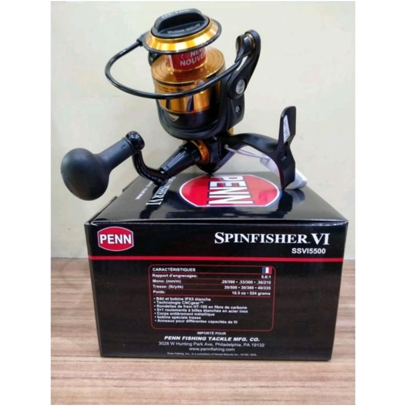 REEL PENN SPINFISHER VI SSVI2500/4500/5500/6500...SERIES