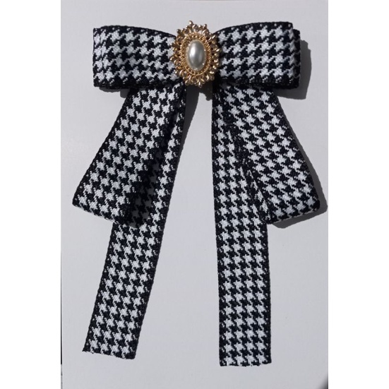 pita hias aplikasi dekorasi korean ribbon brooch