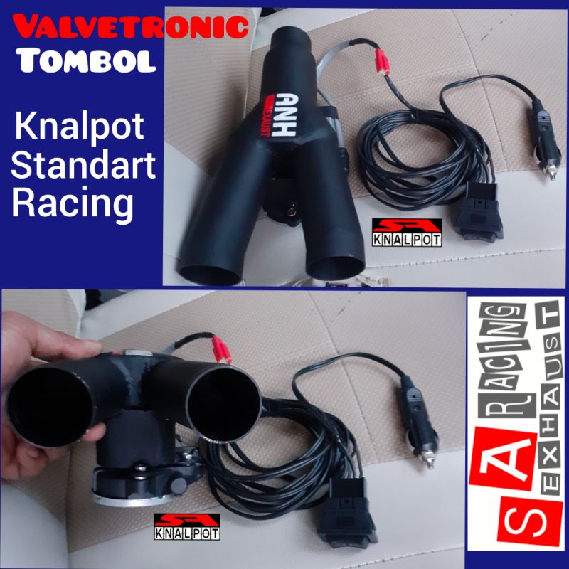 valvetronic knalpot mobil,model tombol standart racing