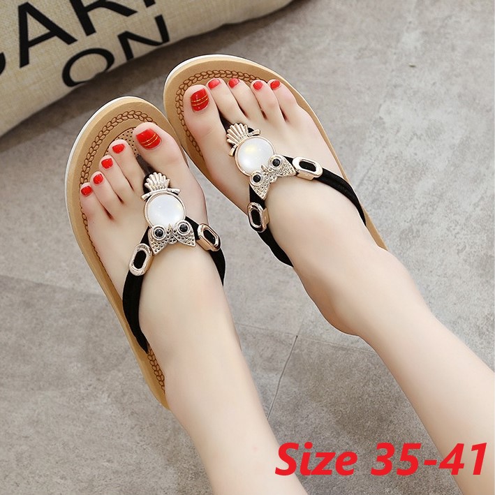 Sandal Tali Wanita Sendal Jepit Cewek Pantai Sandal Import perempuan Santai SD-003