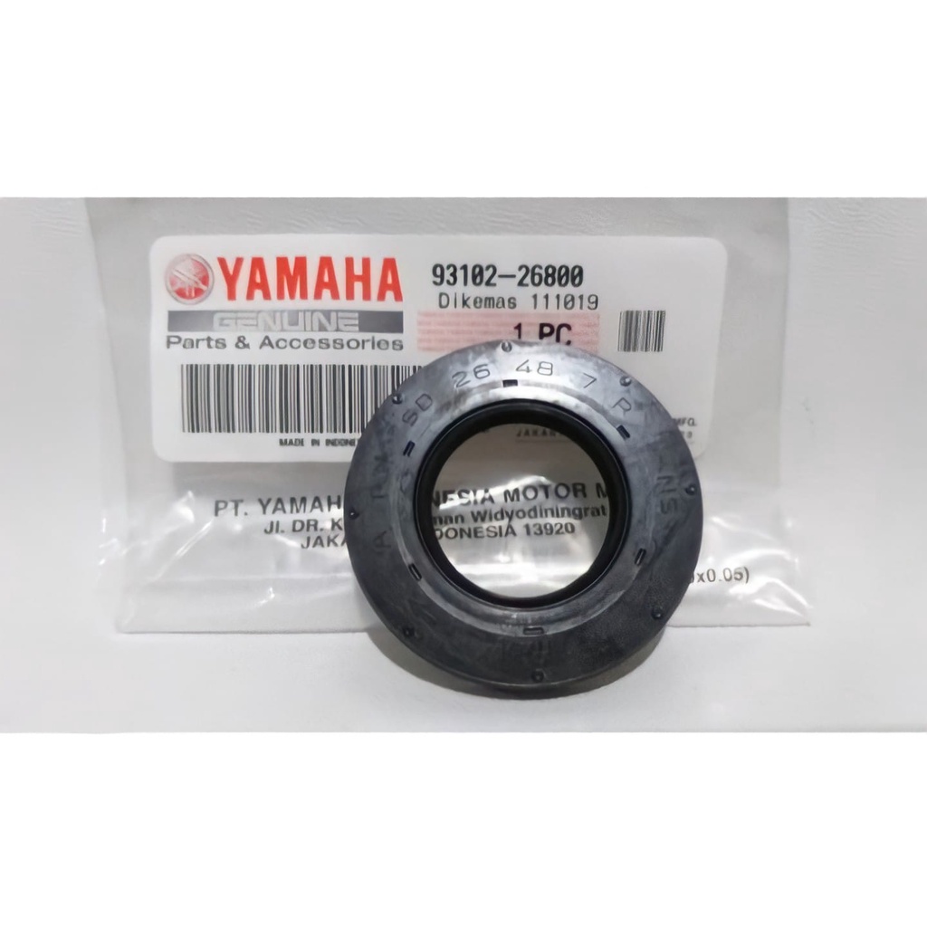 SEAL SIL AS RODA BELAKANG MIO SOUL NOUVO FINO KARBU MIO SPORTY ASLI ORI YAMAHA 93102 26800
