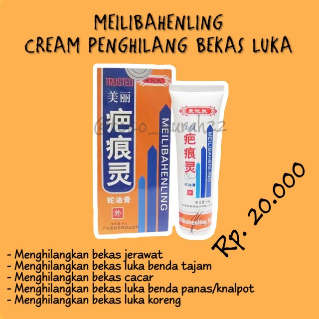 MEILIBAHENLING PENGHILANG BEKAS LUKA AMPUH