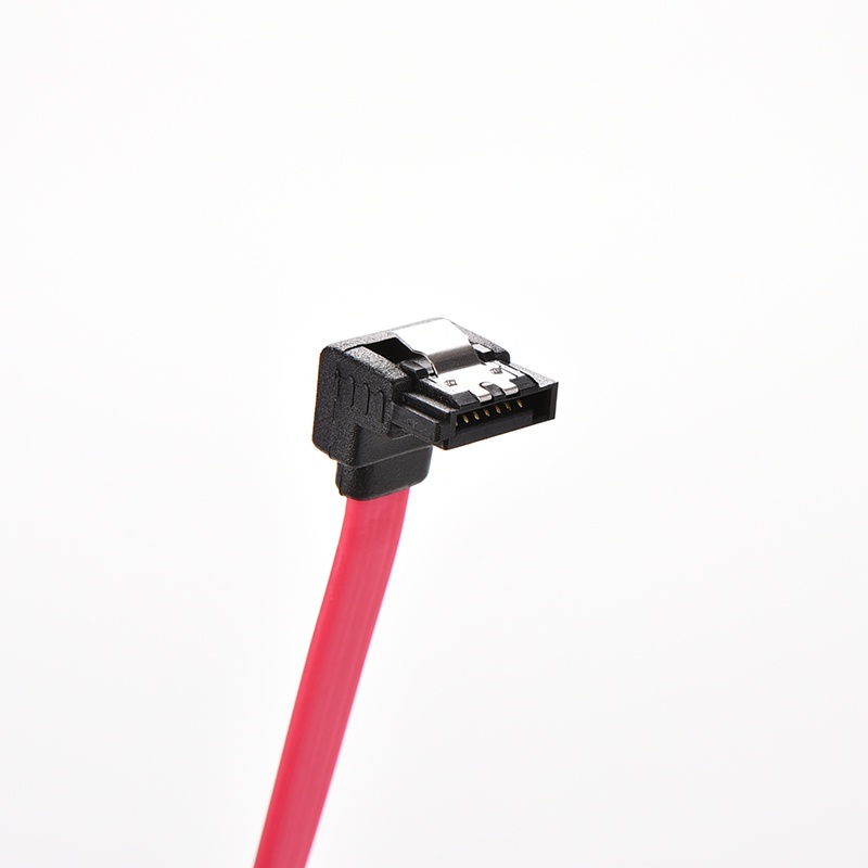 {LUCKID}Sata ATA Raid Data HDD Hard Device Signal Cable Straight-Right Angle Connector