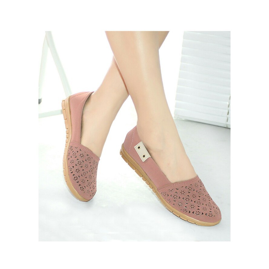 EW22 ☆(❁‿❁)☆ Sepatu Teplek Wanita Slavina Carine Flyknit Flats Original Branded Import Murah Batam
