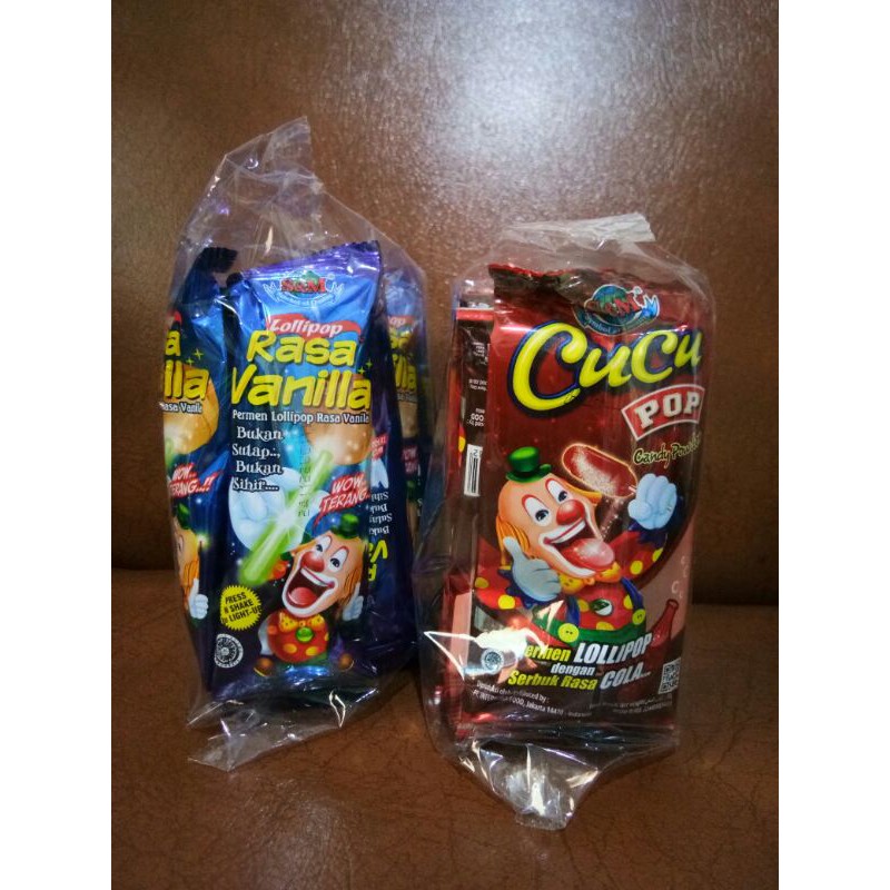 

Lollipop Cucu (2 rasa) & Lollipop Lampu