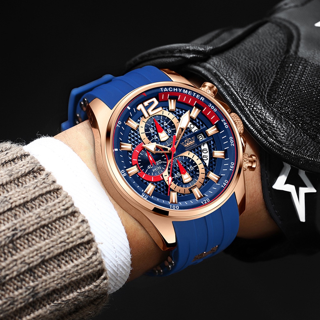 Jam tangan pria B1239 Chrono aktif /jam tangan tahan air pria original/ Jam tangan pria bermerek original/ jam tangan pria dewasa/jam tanganpria keren untuk gaya/jam pria keren/jam pria dewasa terbaru/ jam chronograph aktif/Bisa Bayar di tempat