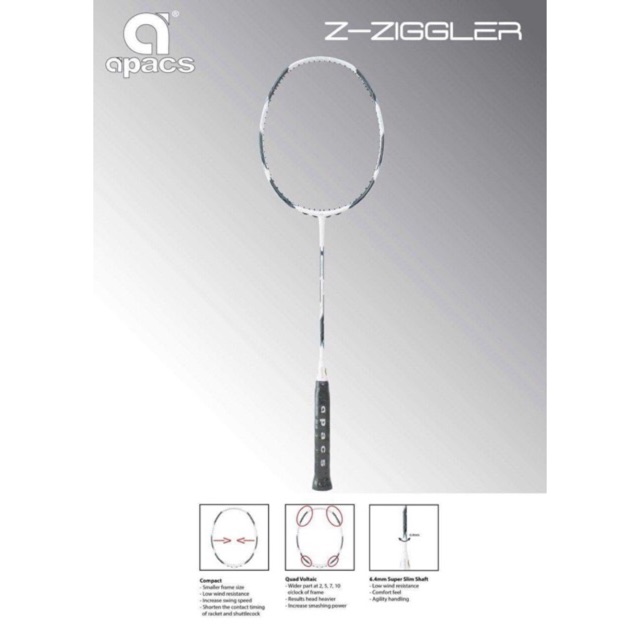 APACS Raket Badminton Z - Ziggler