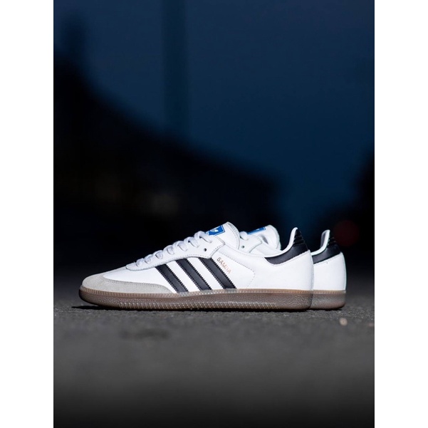 ADIDAS SAMBA WHITE BLACK GUM