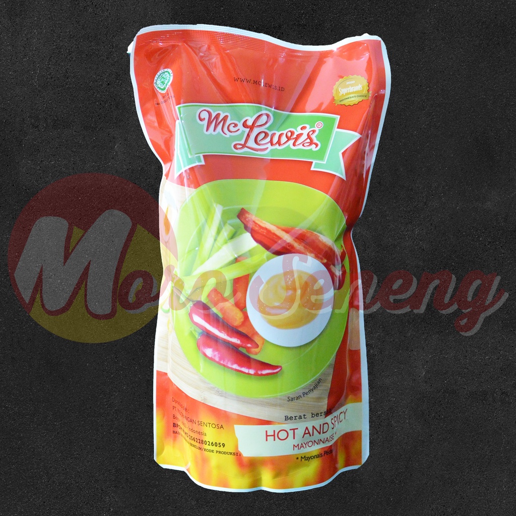 

Mayonnaise Hot and Spicy Mayo McLewis Mayones Pedas 1 kg