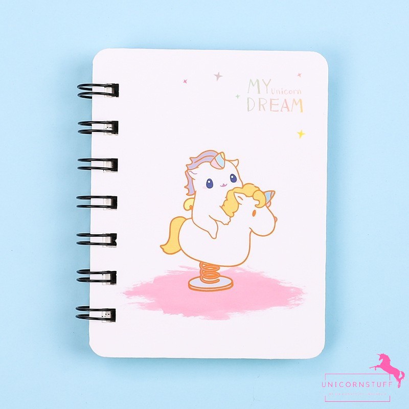 Notebook Buku Tulis Unicorn Kecil Spiral Kado Anak Perempuan Catatan Diary