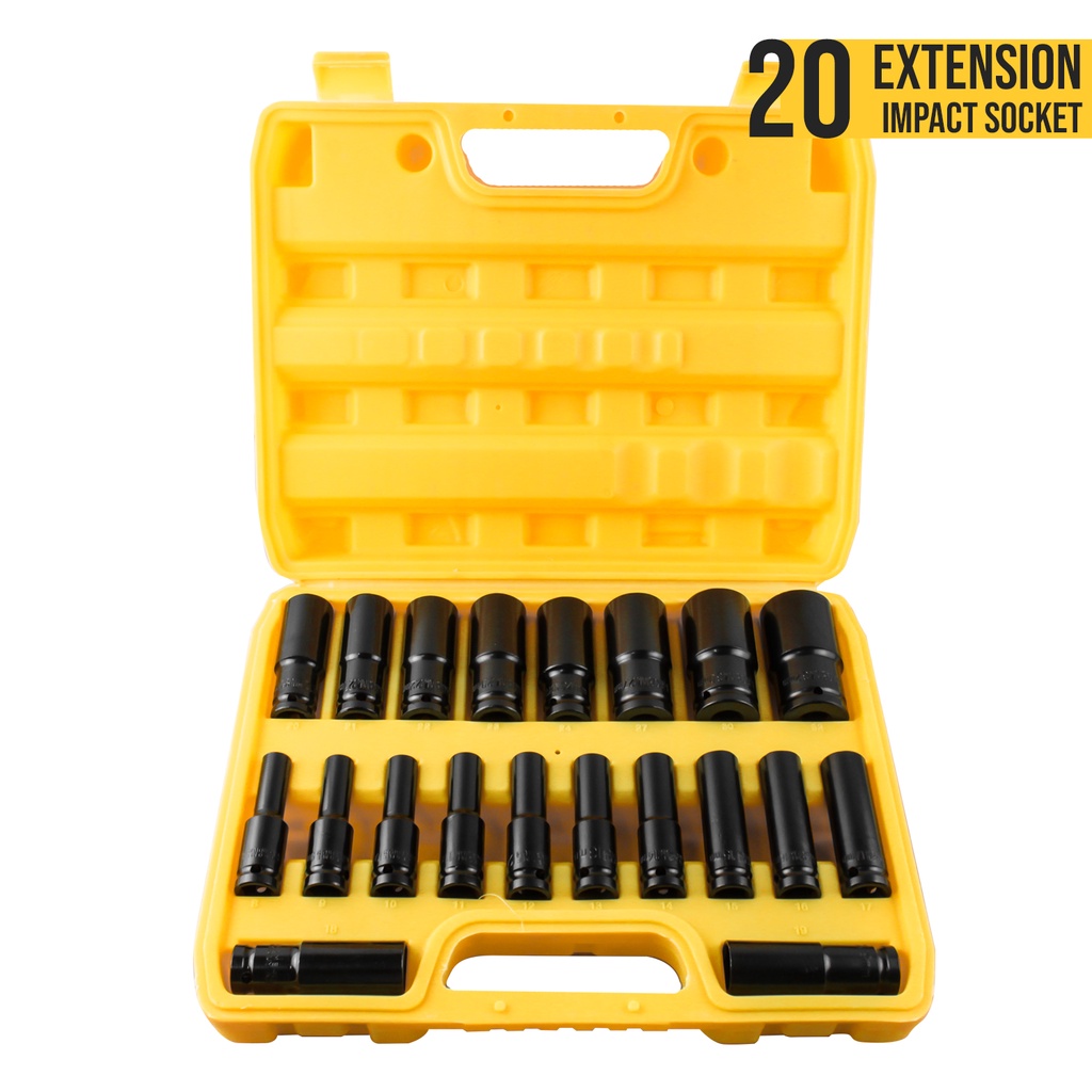 Mata Socket Extention Impact Socket 20 pcs 1/2 Inch