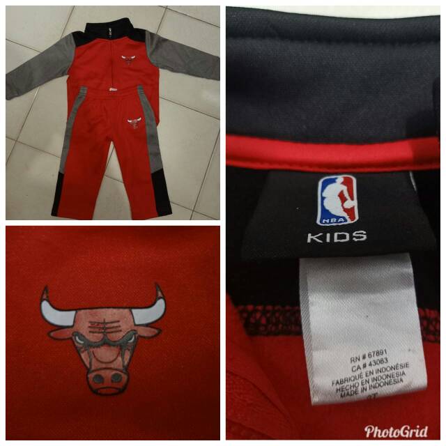 Jaket + training nba  Bulls original