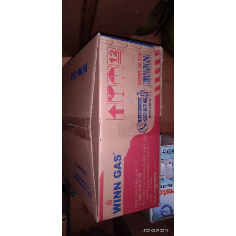 Kompor Gas LPG Wos Dandang/ Panci Besar WINN GAS W 31A COD Tekanan Rendah 1 Tungku Awet Murah Top