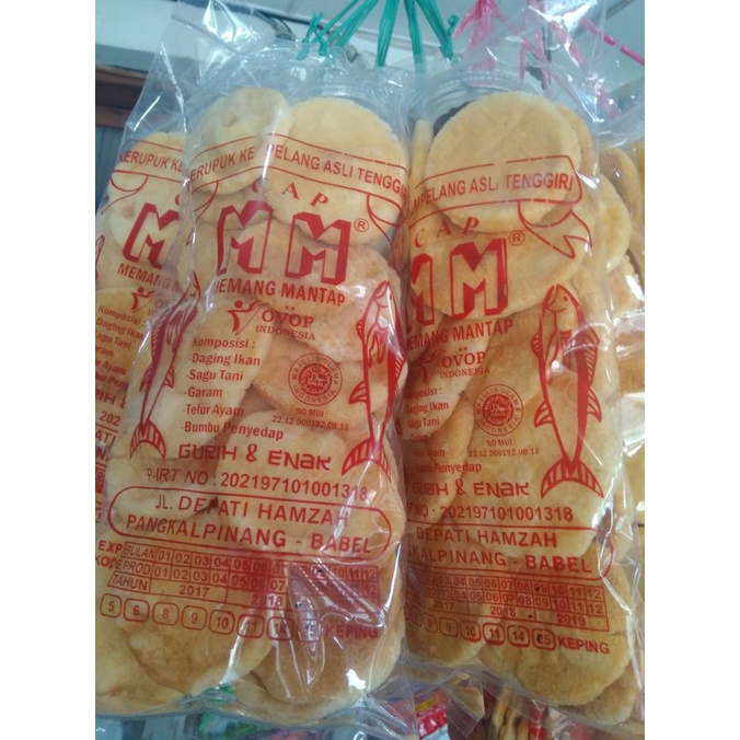 

Snack "Mm" Kerupuk Kempelang Panggang Bangka
