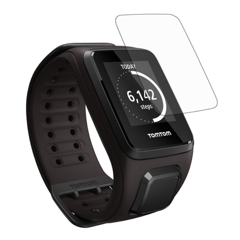 Pelindung Layar Bahan Pet Untuk Smartwatch Tomtom Spark / Runner 2 / Runner 3