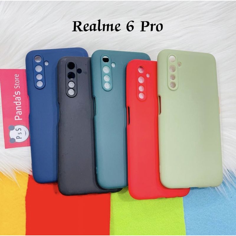 Case Realme 6 Pro Babycase + Pelindung Kamera, Makaron Full Color (PsS)