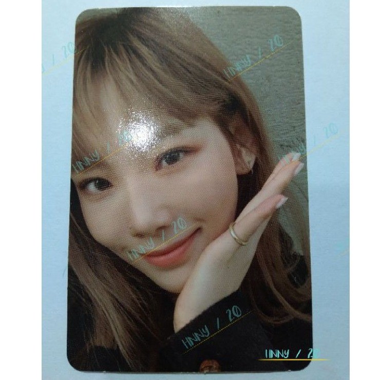 SNSD TAEYEON PHOTOCARD - Purpose Repackage