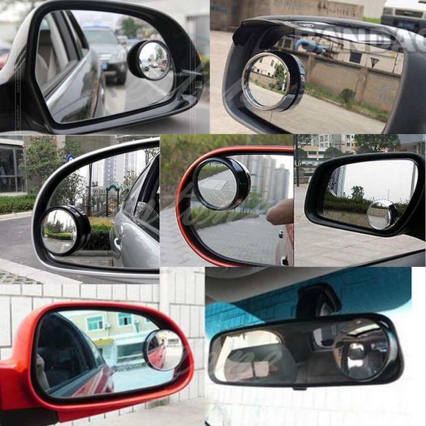 Cuci Gudang Blind spot Kaca Cermin Spion Tambahan Mobil Motor - BlindSpot 360 Wide Angle